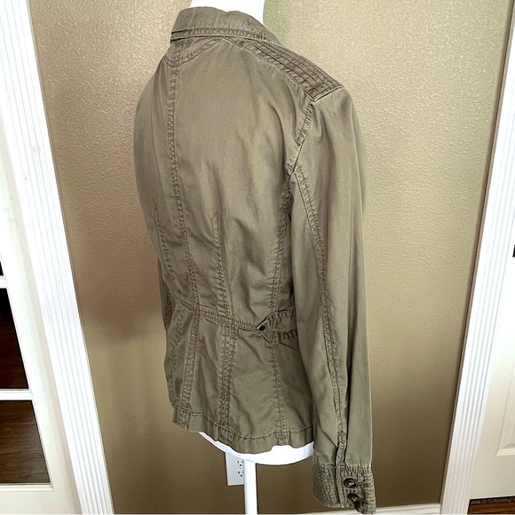 Supplies by Union Bay Cropped Cotton Jacket Detail Stitching & Design Size M - Picture 3 of 8